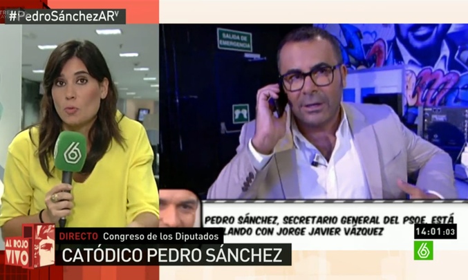 María Llapart en 'Al Rojo Vivo' hablando sobre Pedro Sánchez en 'Sálvame'