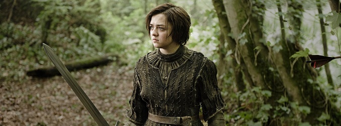 Maisie Williams es Arya Stark en 'Juego de Tronos'