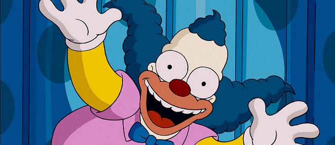 Krusty el payaso, personaje con más opciones de morir