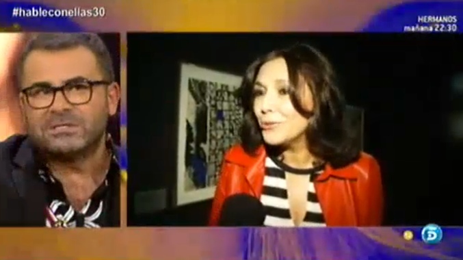 Jorge Javier Vázquez se niega a hablar con Isabel Gemio en 'Hable con ellas en Telecinco'