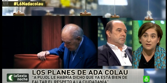 Ada Colau hablando sobre el tema Pujol en &#39;laSexta Noche&#39;