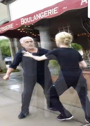 Escena de la agresión