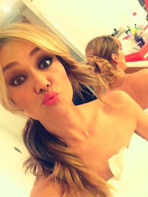 Patricia Conde en el rodaje de 'Gym Tony'