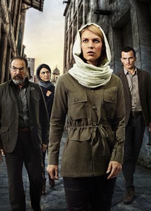 Cartel promocional de la 4º temporada de 'Homeland'