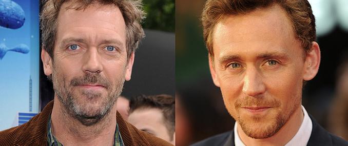 Hugh Laurie (izquierda) y Tom Hiddleston (derecha)