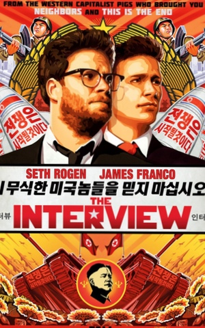 Cartel de "The interview"