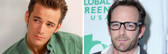 Luke Perry, antes y ahora