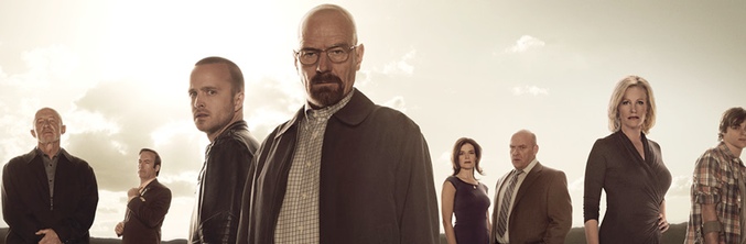 Los protagonistas de 'Breaking Bad'