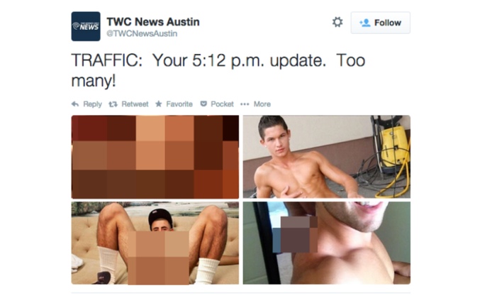 Porno gay en un tuit de un canal de televisión
