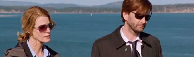 Anna Gunn y David Tennant en &#39;Gracepoint&#39;