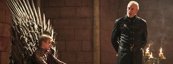 Jack Gleeson y Charles Dance en una escena de &#39;Juego de Tronos&#39;