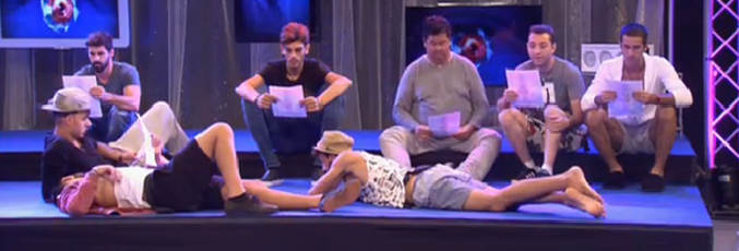 Los chicos ensayan su canción