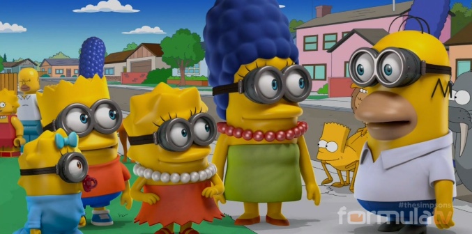 'Los Simpson' en minions