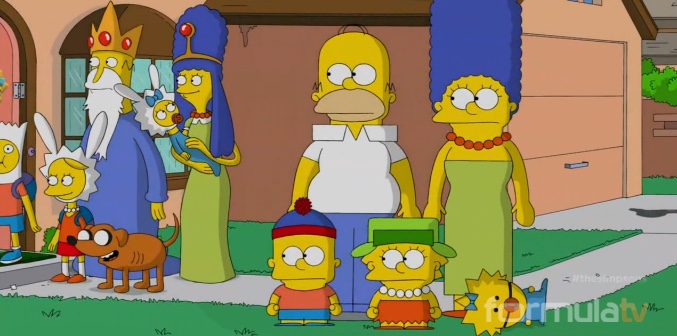 'Los Simpson' como 'South Park'