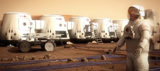 Recreación de 'Mars One' en Marte