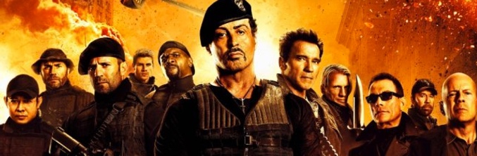 Cartel de "Los mercenarios 2"