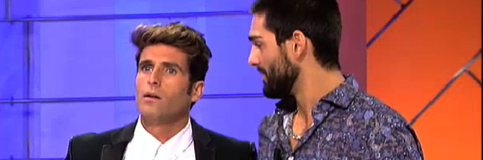 Efrén junto a su amigo Isaac en &#39;Mujeres y hombres y viceversa&#39;