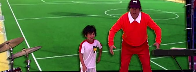 Fran y Miki Nadal como Oliver y Benji