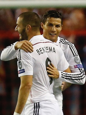 Cristiano Ronaldo y Benzema