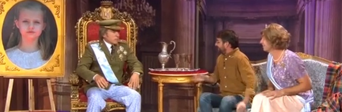 Jordi Évole "visita" a los Borbones en 'Los viernes al show'