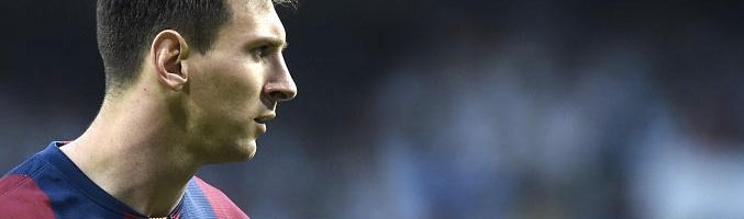 Messi, en una imagen del partido contra el Real Madrid