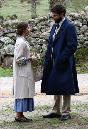 Los actores Aida Flix y Francisco Ortiz