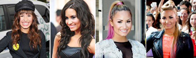 El espectacular cambio de Demi Lovato a través de los años