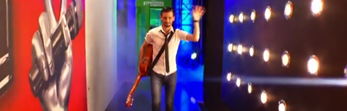 David tras pasar las audiciones a ciegas