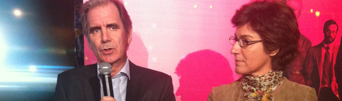 Eduardo Zulueta y Pilar de las Casas en la presentación de AMC