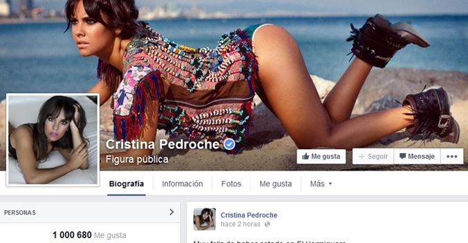 cristina pedroche facebook
