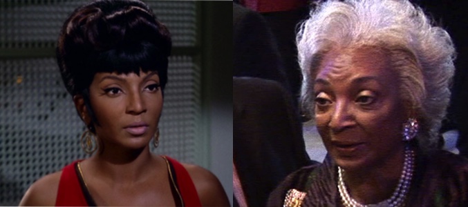 La actriz Nichelle Nichols, la teniente Uhura en 'Star Trek'