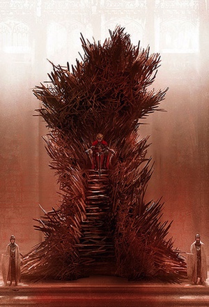 La versión del trono de hierro del artista Marc Simonetti