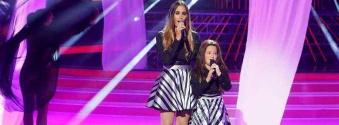 Nayra junto a India Martínez