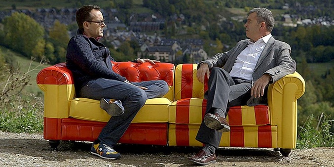 Risto en un instante del especial "Cruzando fronteras"