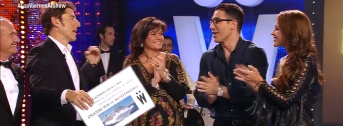 Miguel Ángel Silvestre y Paula Echevarría en 'Los viernes al show'