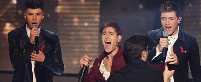 Lee Nelson reducido por la seguridad en &#39;The X Factor&#39;