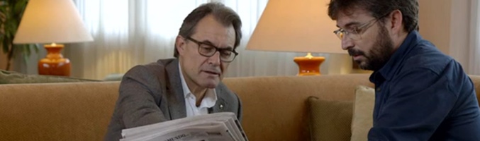 Jordi Évole entrevistó a Artur Mas en 'Salvados'