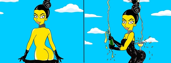 Recreaciones de las poses de Kim Kardashian