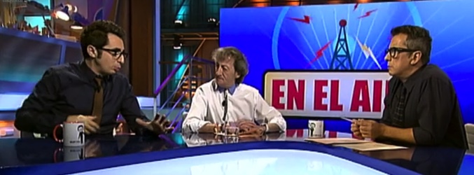 Berto Romero, Eduardo Gómez y Andreo Buenafuente en 'En el aire'