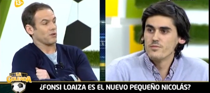 Fonsi Loaiza en su intervención en 'La goleada'
