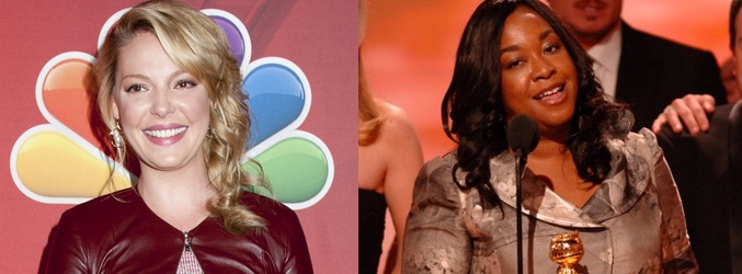 Katherine Heigl y Shonda Rhimes