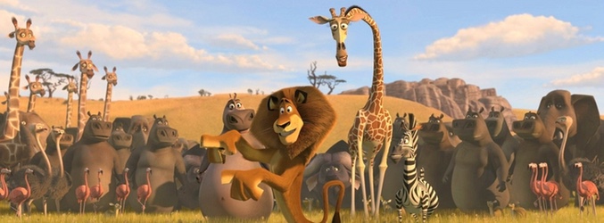 Los protagonistas de "Madagascar 2"