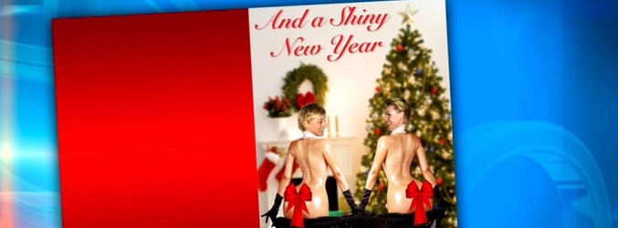 Tarjeta navideña de Ellen DeGeneres