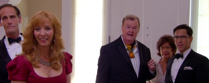 Mark, Valerie, Mickey, Esperanza y Billy, antes de acudir a los Globos de Oro