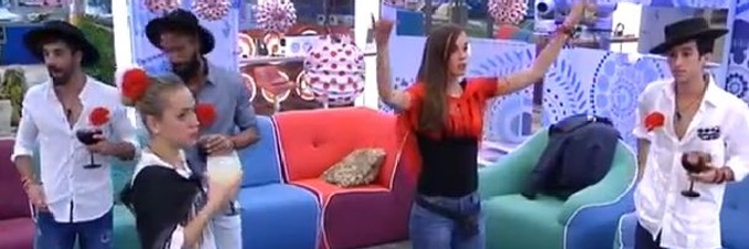 Los concursantes celebran la fiesta flamenca en 'Gran Hermano 15'