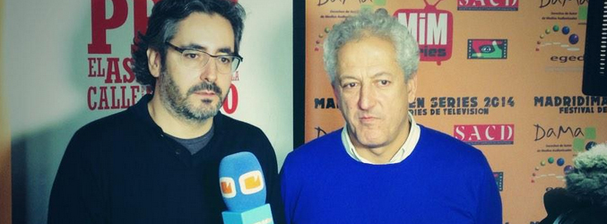 Nacho Faerna y Miguel Bardem atienden a FormulaTV.com durante el MIM Series 2014