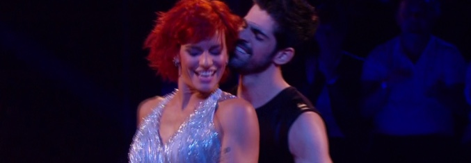 Miguel Ángel Muñoz con su compañera de baile en 'Danse avec les Stars'