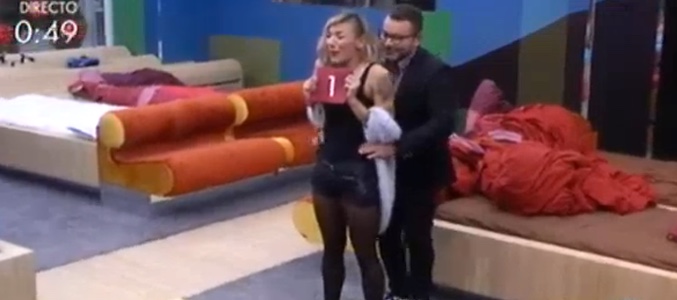 Jorge Javier Vázquez y Paula González juntos en 'Gran hermano 15'