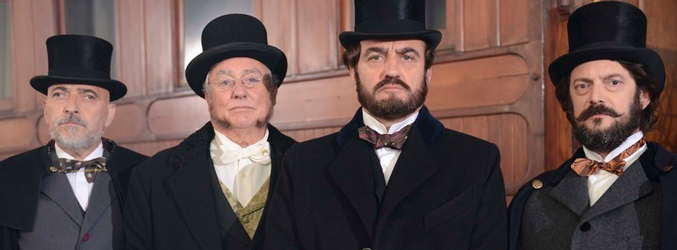 Los protagonistas de 'Prim, el asesinato de la calle del Turco', la nueva TV movie de La 1