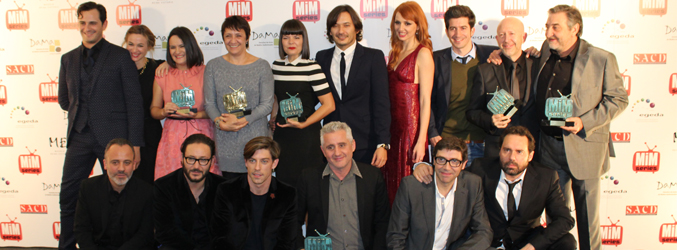 Foto de familia con los ganadores de la primera edición del MIM Series